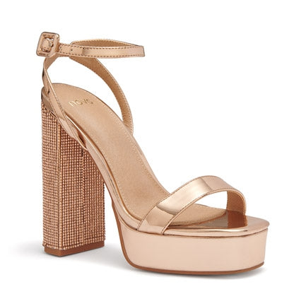 Novo rose cheap gold heels